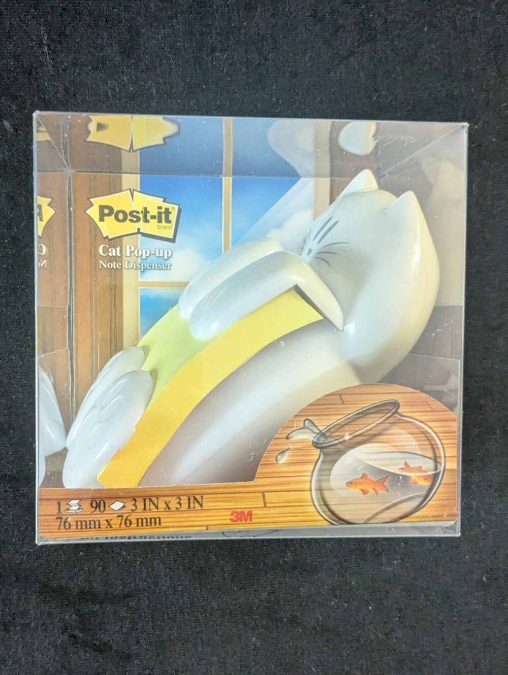 NWT! Post-it Cat Pop-up Note Dispenser